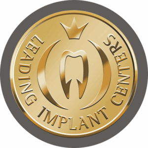 Leading Implant Center Siegel für nachgewiesene Fachexpertise und langjährige praktische Erfahrung im Bereich der Implantologie
